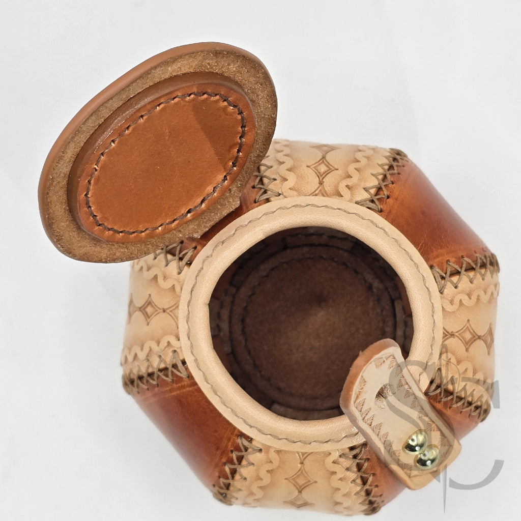 Petite Boîte Boule "L'Orbe d'Ambre" - Marron/Naturel