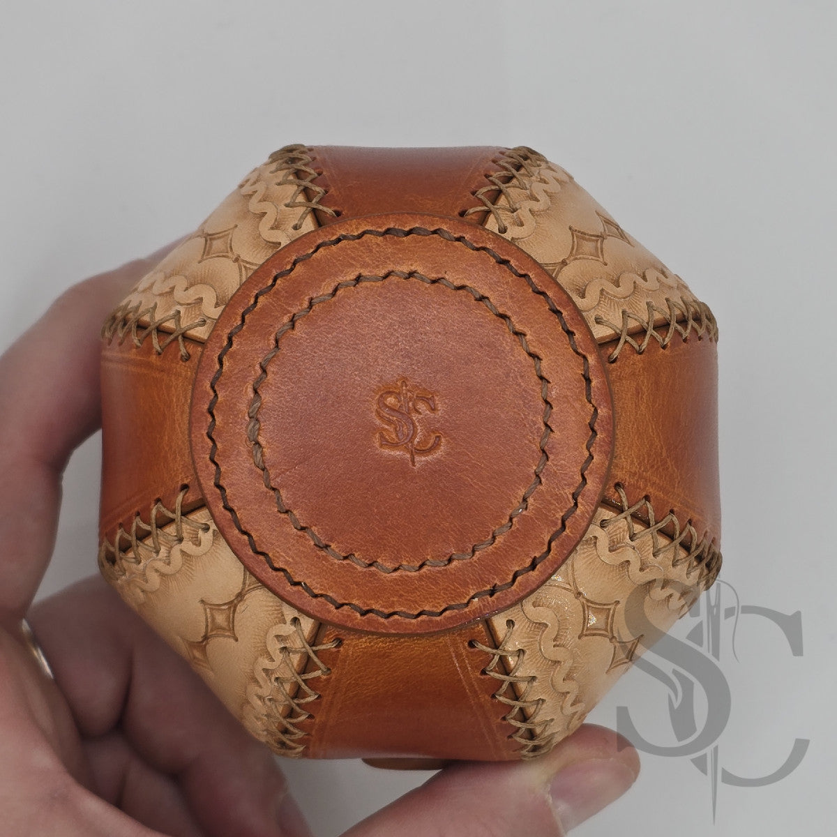 Petite Boîte Boule "L'Orbe d'Ambre" - Marron/Naturel