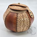 Petite Boîte Boule "L'Orbe d'Ambre" - Marron/Naturel