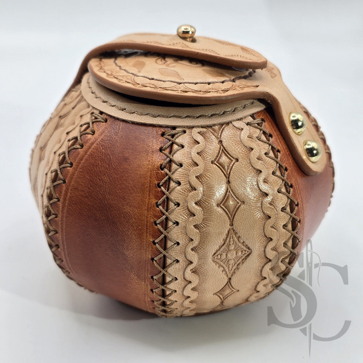Petite Boîte Boule "L'Orbe d'Ambre" - Marron/Naturel