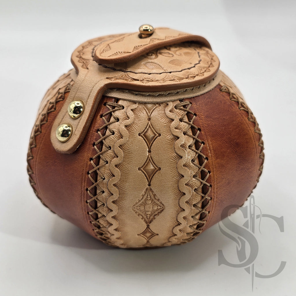 Petite Boîte Boule "L'Orbe d'Ambre" - Marron/Naturel
