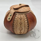 Petite Boîte Boule "L'Orbe d'Ambre" - Marron/Naturel