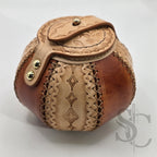 Petite Boîte Boule "L'Orbe d'Ambre" - Marron/Naturel