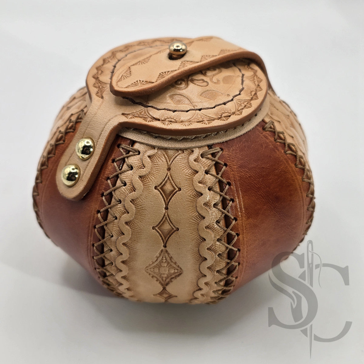 Petite Boîte Boule "L'Orbe d'Ambre" - Marron/Naturel