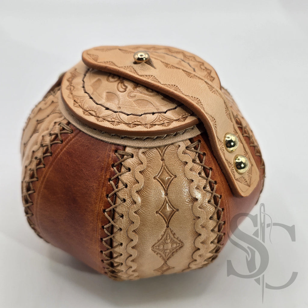 Petite Boîte Boule "L'Orbe d'Ambre" - Marron/Naturel