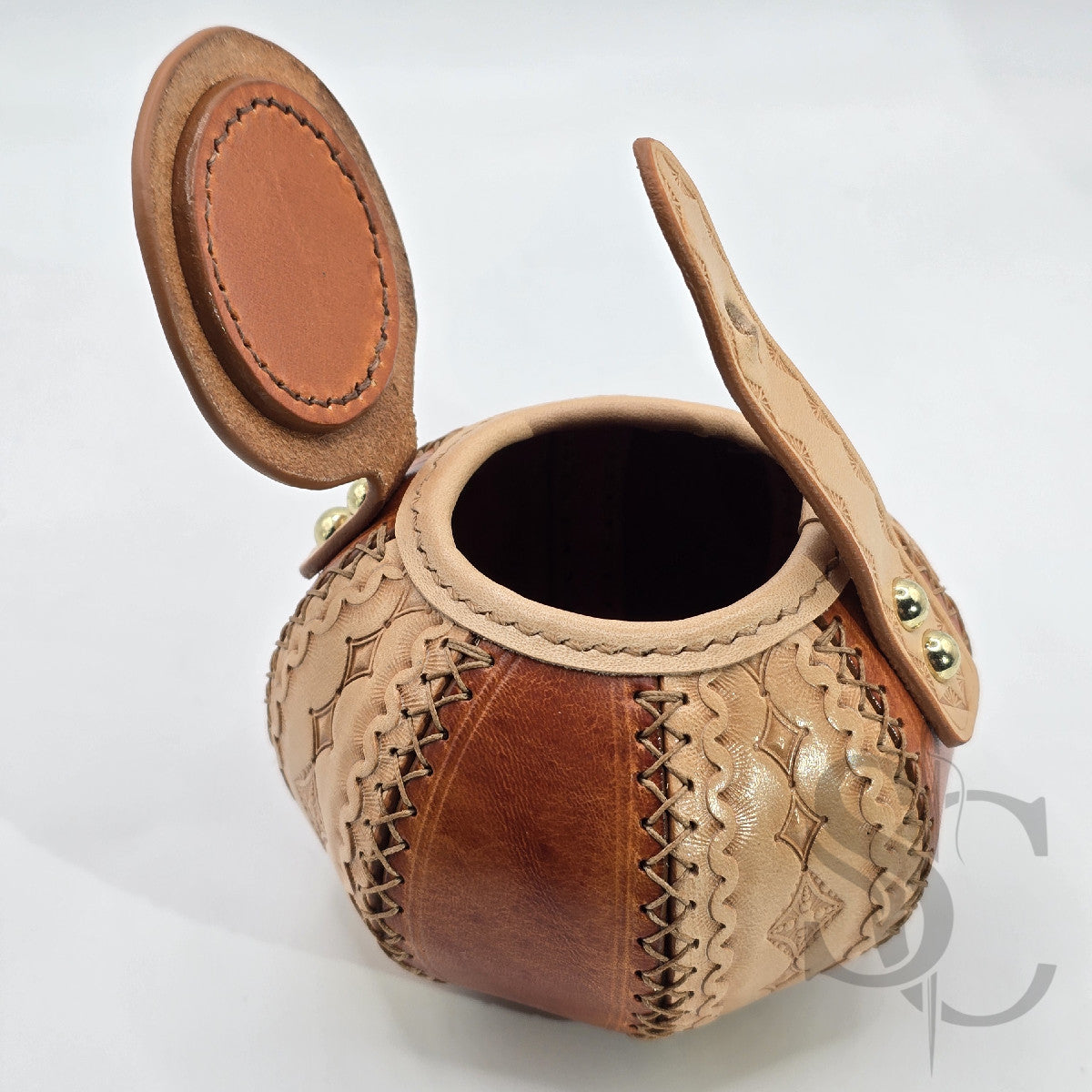 Petite Boîte Boule "L'Orbe d'Ambre" - Marron/Naturel