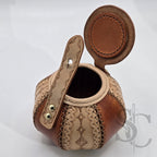 Petite Boîte Boule "L'Orbe d'Ambre" - Marron/Naturel