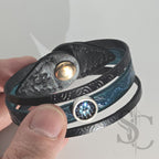 Bracelet 3 brins bleu et argenté