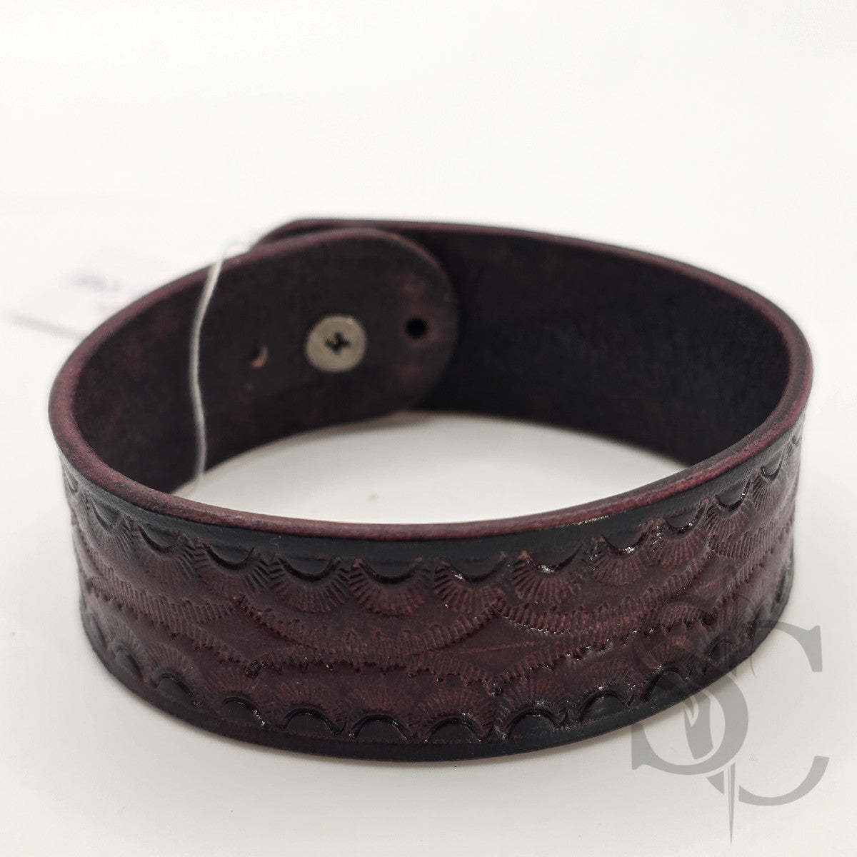 BRACELET bouton de col - acajou et noir