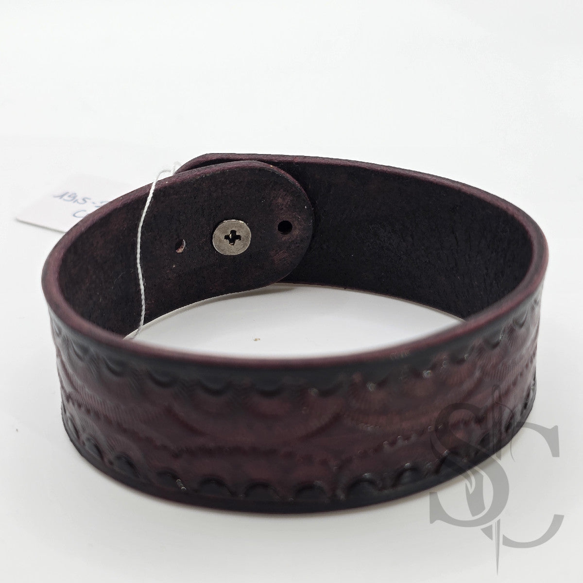 BRACELET bouton de col - acajou et noir