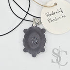 Pendentif étoile avec rhodonite