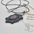 Pendentif étoile avec rhodonite