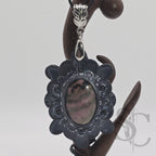 Pendentif étoile avec rhodonite