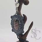 Pendentif étoile avec rhodonite