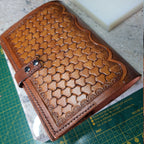 (Exemple de réalisation) Couverture pour carnets