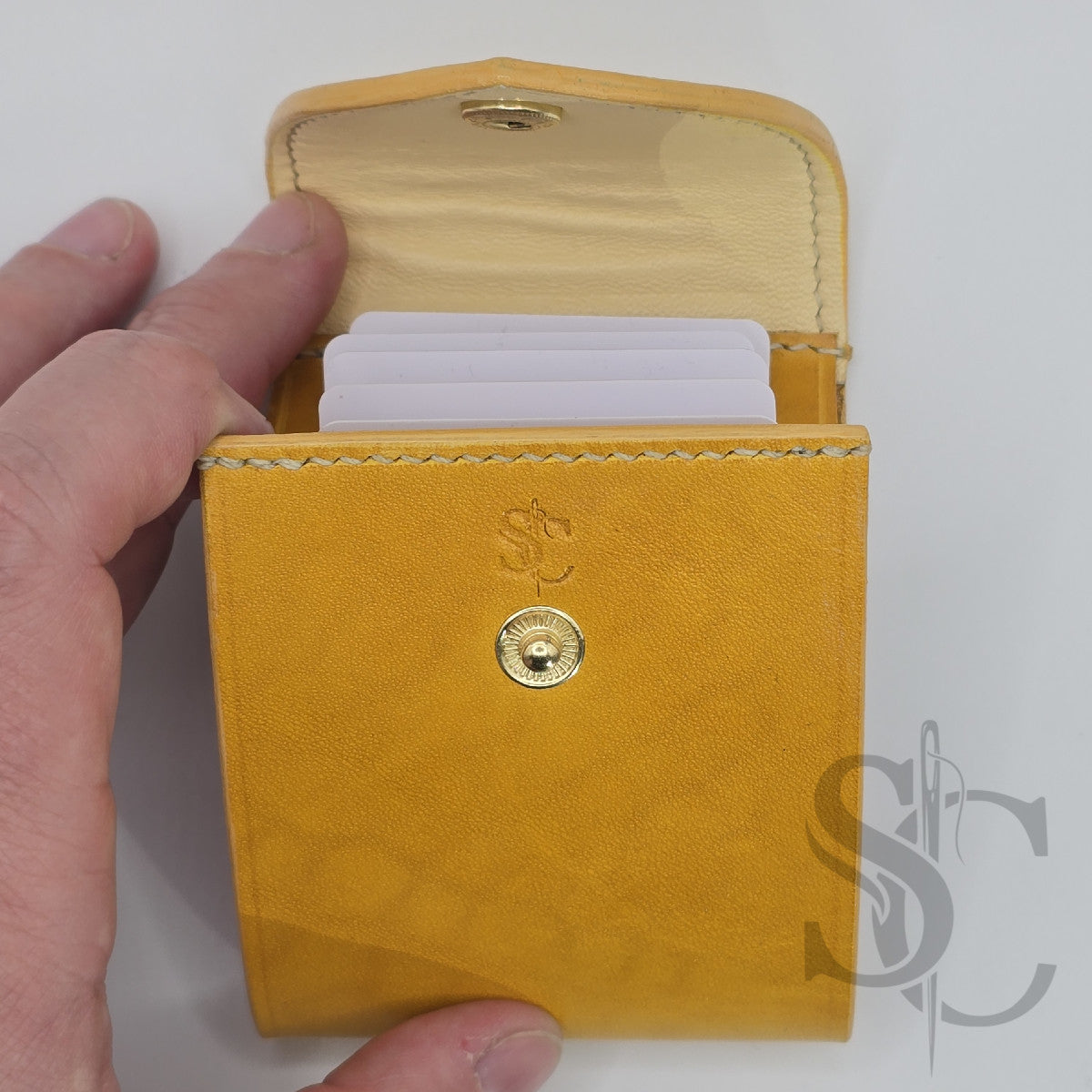 Porte carte accordéon Jaune