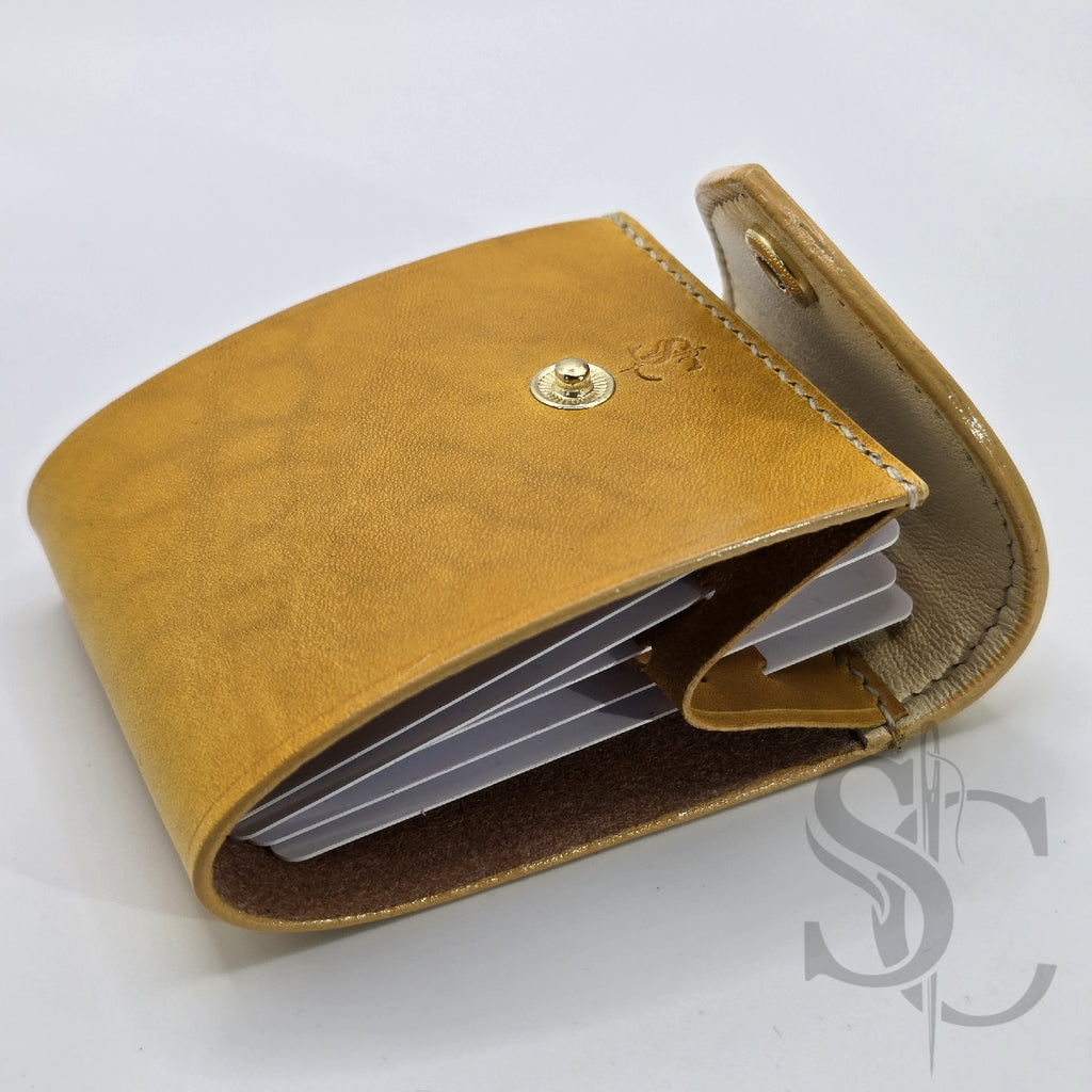 Porte carte accordéon Jaune