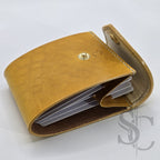 Porte carte accordéon Jaune