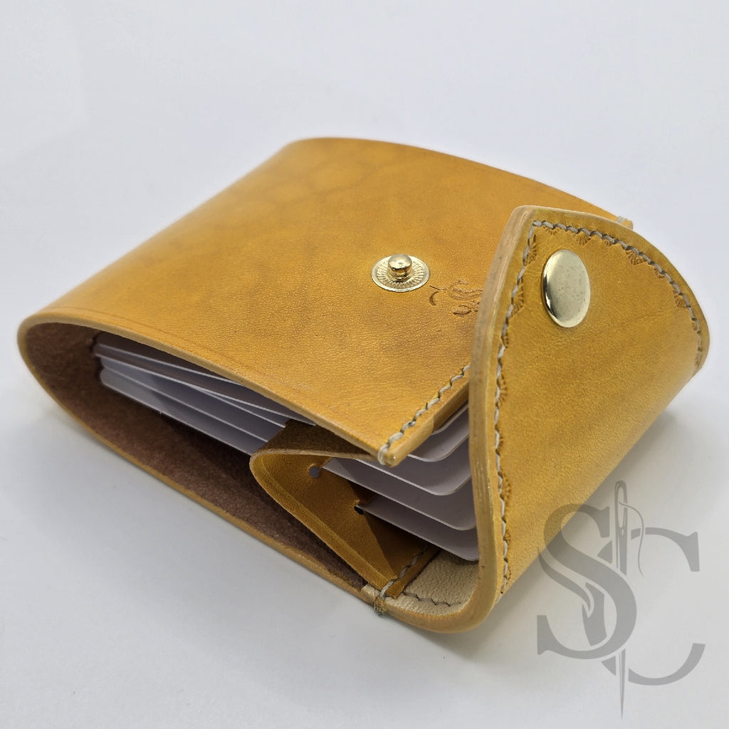 Porte carte accordéon Jaune