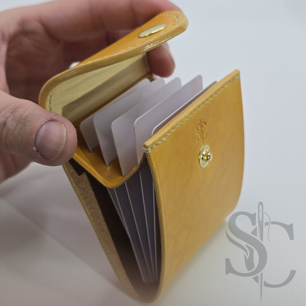 Porte carte accordéon Jaune