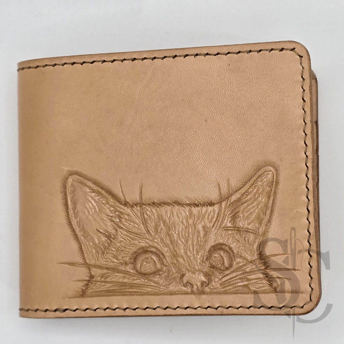 Porte-cartes "Meow" - Naturel