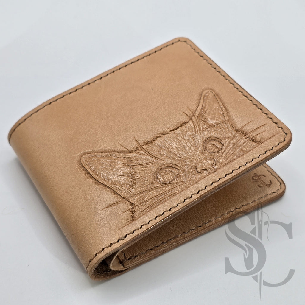 Porte-cartes "Meow" - Naturel