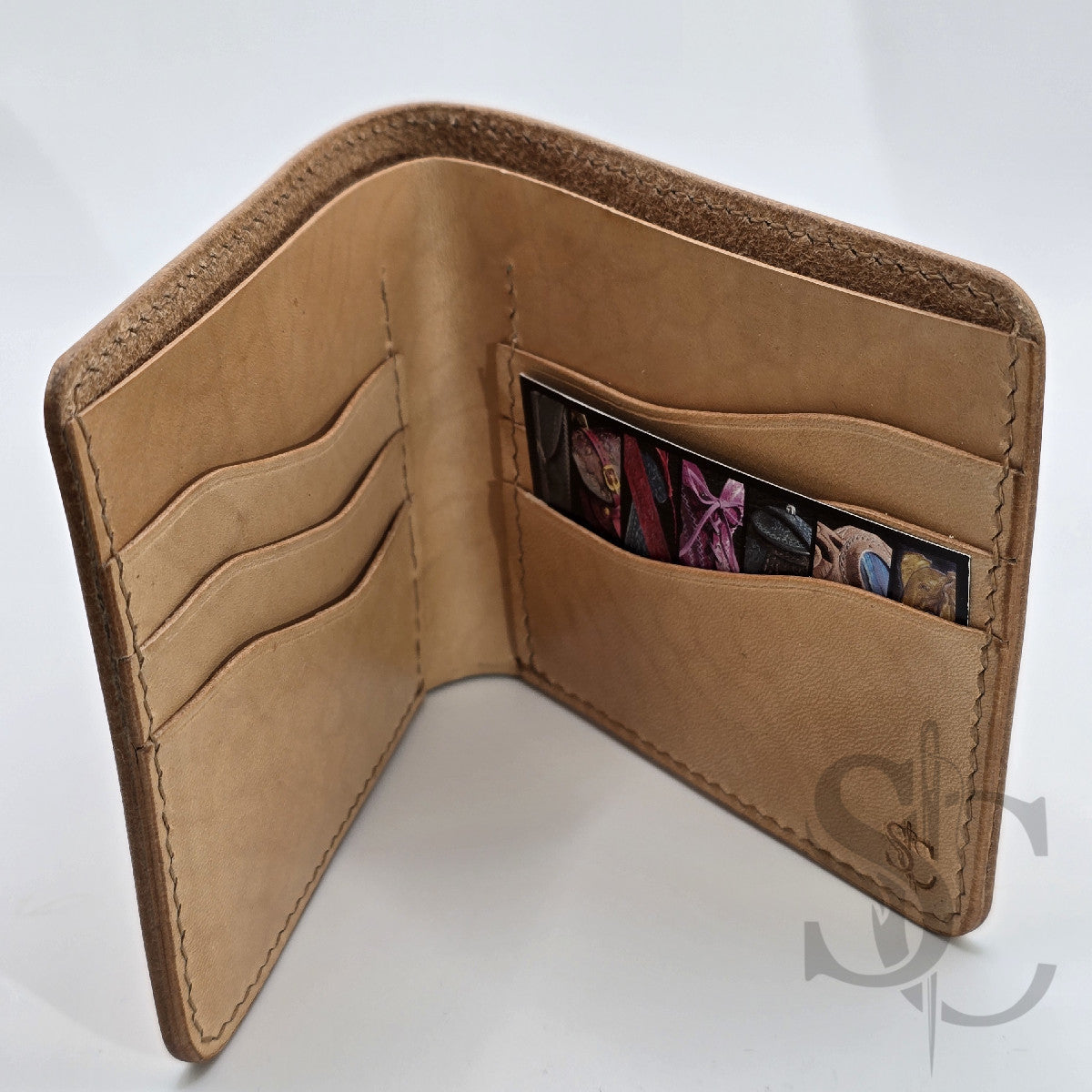 Porte-cartes "Meow" - Naturel