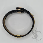 Bracelet 3 brins jaune et doré