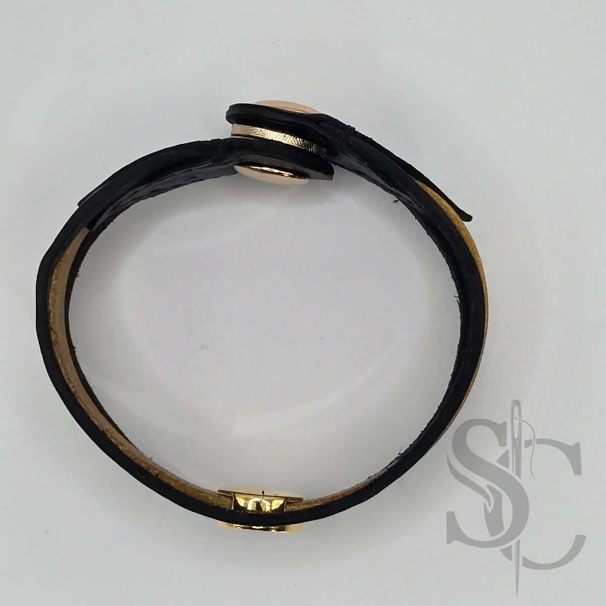 Bracelet 3 brins jaune et doré
