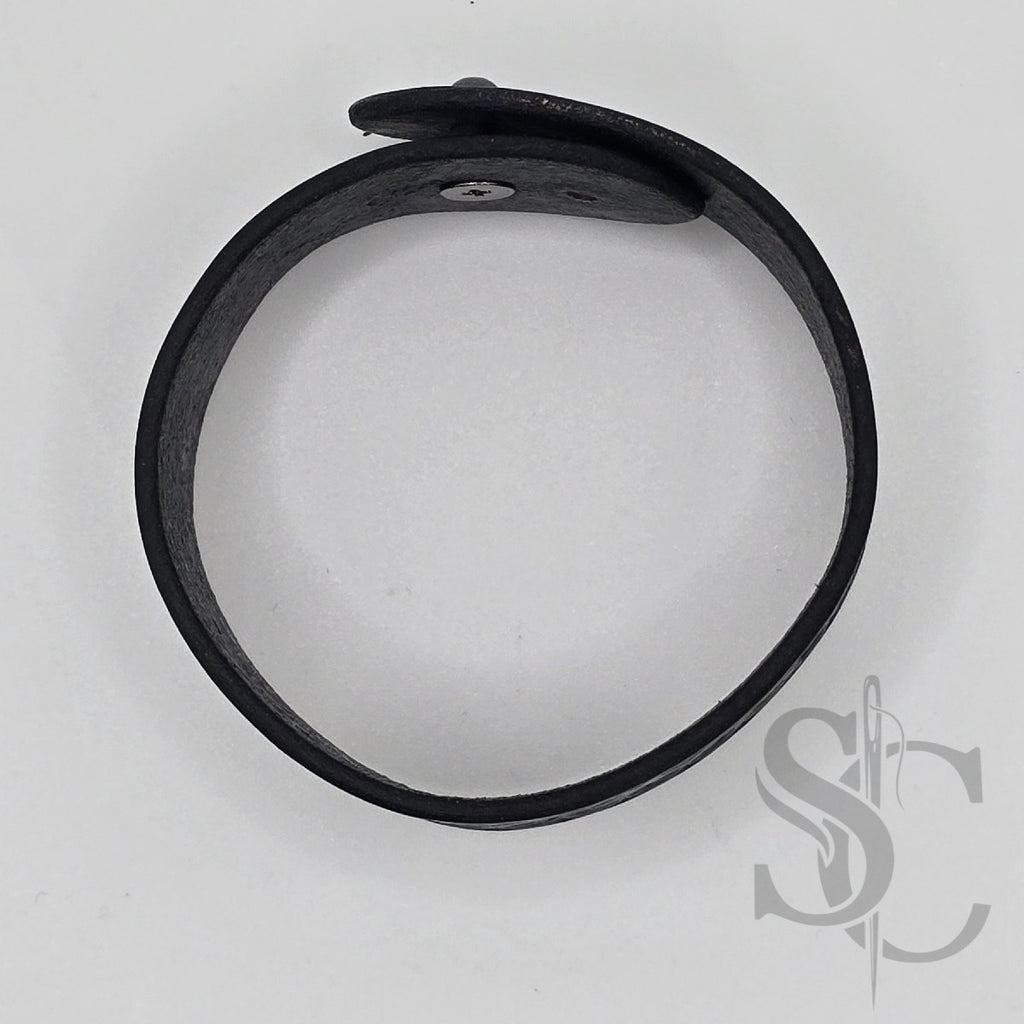 BRACELET bouton de col - noir