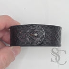 BRACELET bouton de col - noir