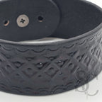 BRACELET bouton de col - noir