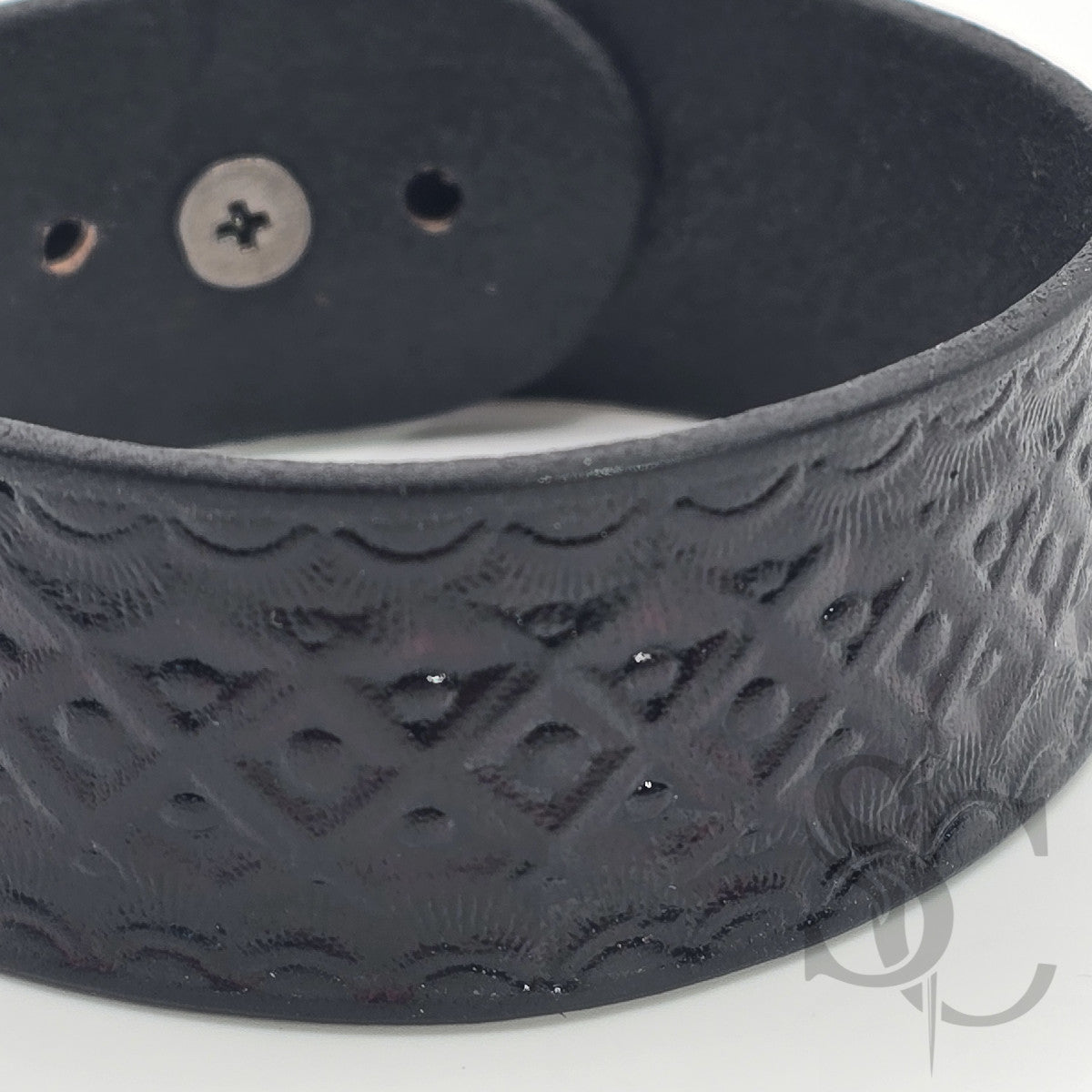 BRACELET bouton de col - noir