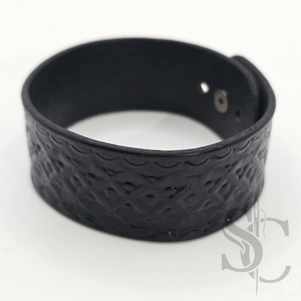 BRACELET bouton de col - noir