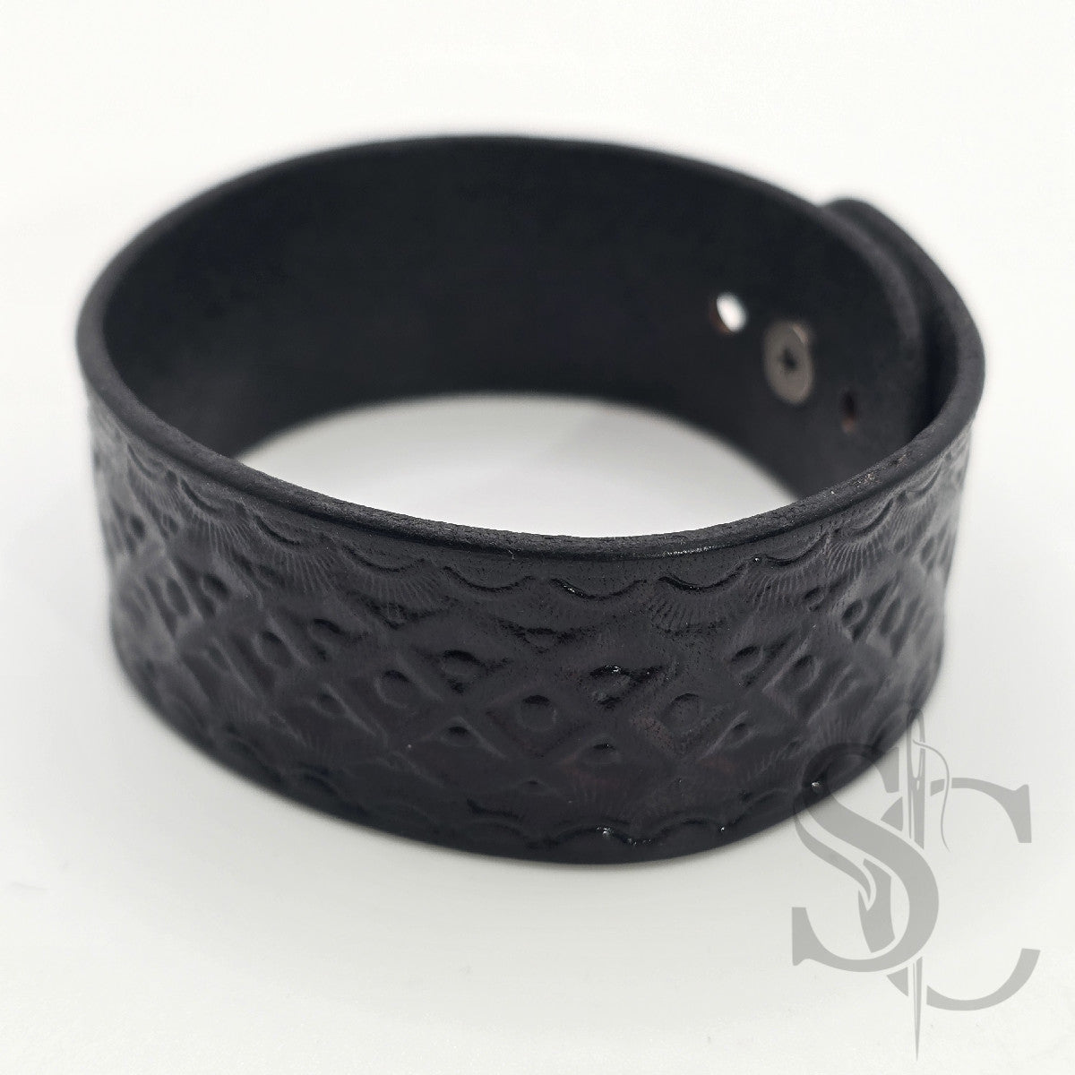 BRACELET bouton de col - noir