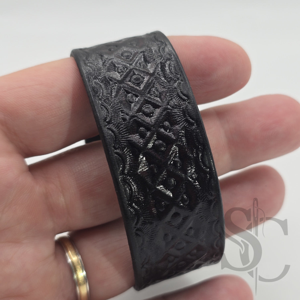 BRACELET bouton de col - noir