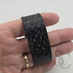 BRACELET bouton de col - noir