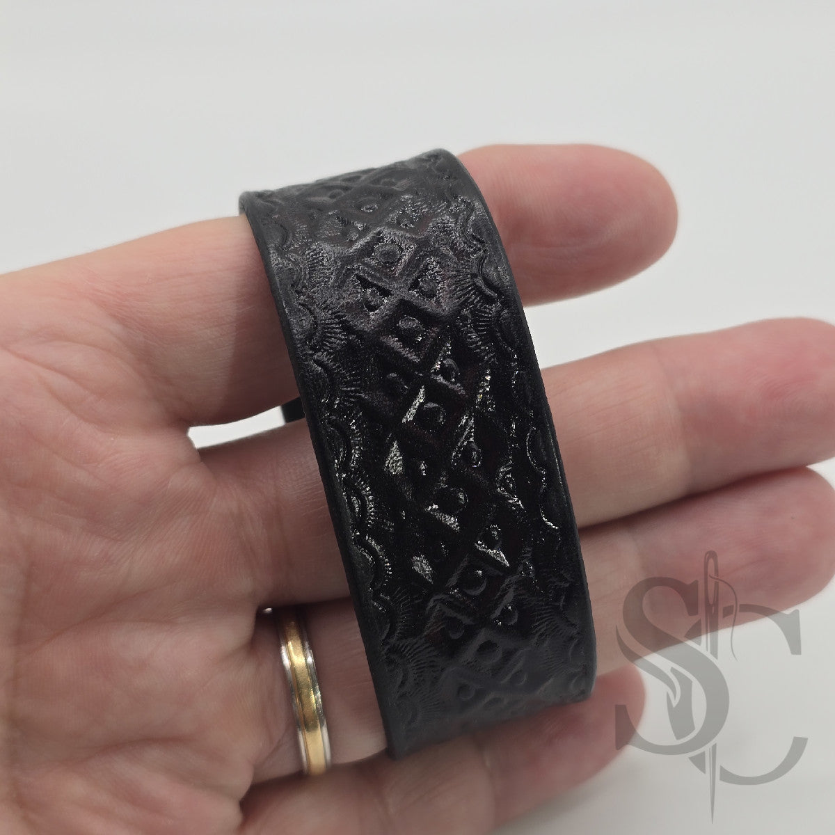BRACELET bouton de col - noir