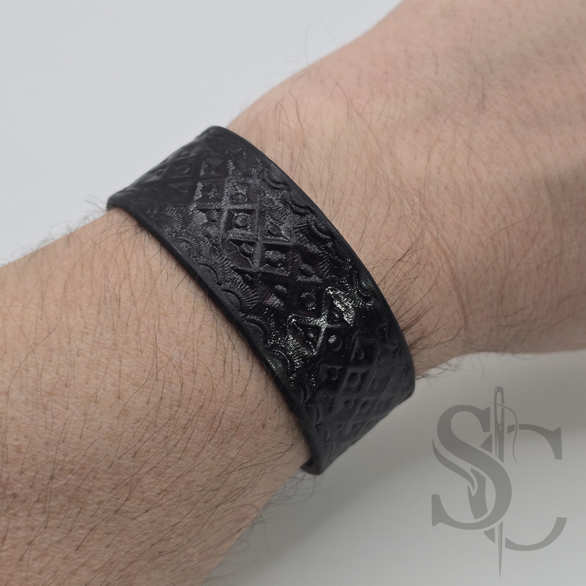 BRACELET bouton de col - noir