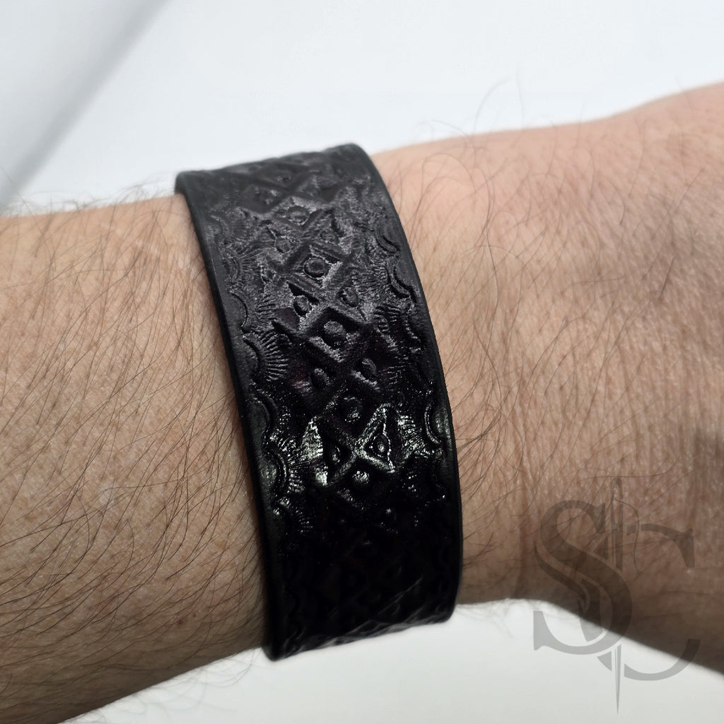 BRACELET bouton de col - noir