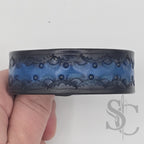 BRACELET bouton de col - bleu et noir