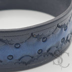 BRACELET bouton de col - bleu et noir