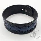 BRACELET bouton de col - bleu et noir