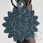 Porte-Clés Mandala "Étoile Azur"