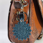Porte-Clés Mandala "Étoile Azur"