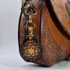 Porte-clé mandala pailleté