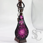 Porte-clé "Bijou de sac" avec paillettes