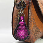 Porte-clé "Bijou de sac" avec paillettes