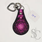 Porte-clé "Bijou de sac" avec paillettes