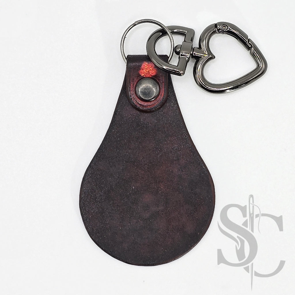 Porte-clé "Bijou de sac" avec paillettes